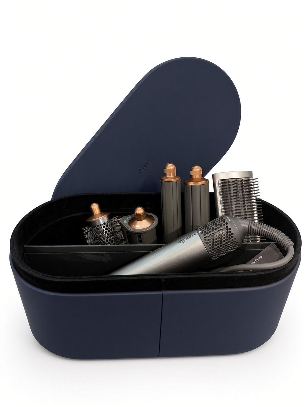 $599 | Dyson Airwrap multi-styler HS05 Nickel/Copper + Prussian Blue case